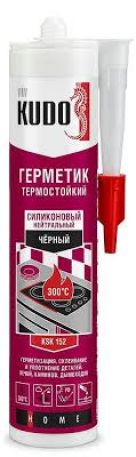 Герметик Кudo силик высокотемп красный 310/280 мл