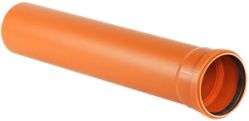Труба НПВХ SN4 110*3,2*3000 рыжая