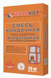 Огнеупорная кладочная смесь 20 кг Диана